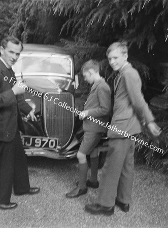 JOHN & HUGH TAYLOR WITH CAR